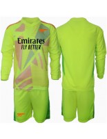 Arsenal Brankářské Domácí dres pro děti 2024-25 Dlouhý Rukáv (+ trenýrky)
